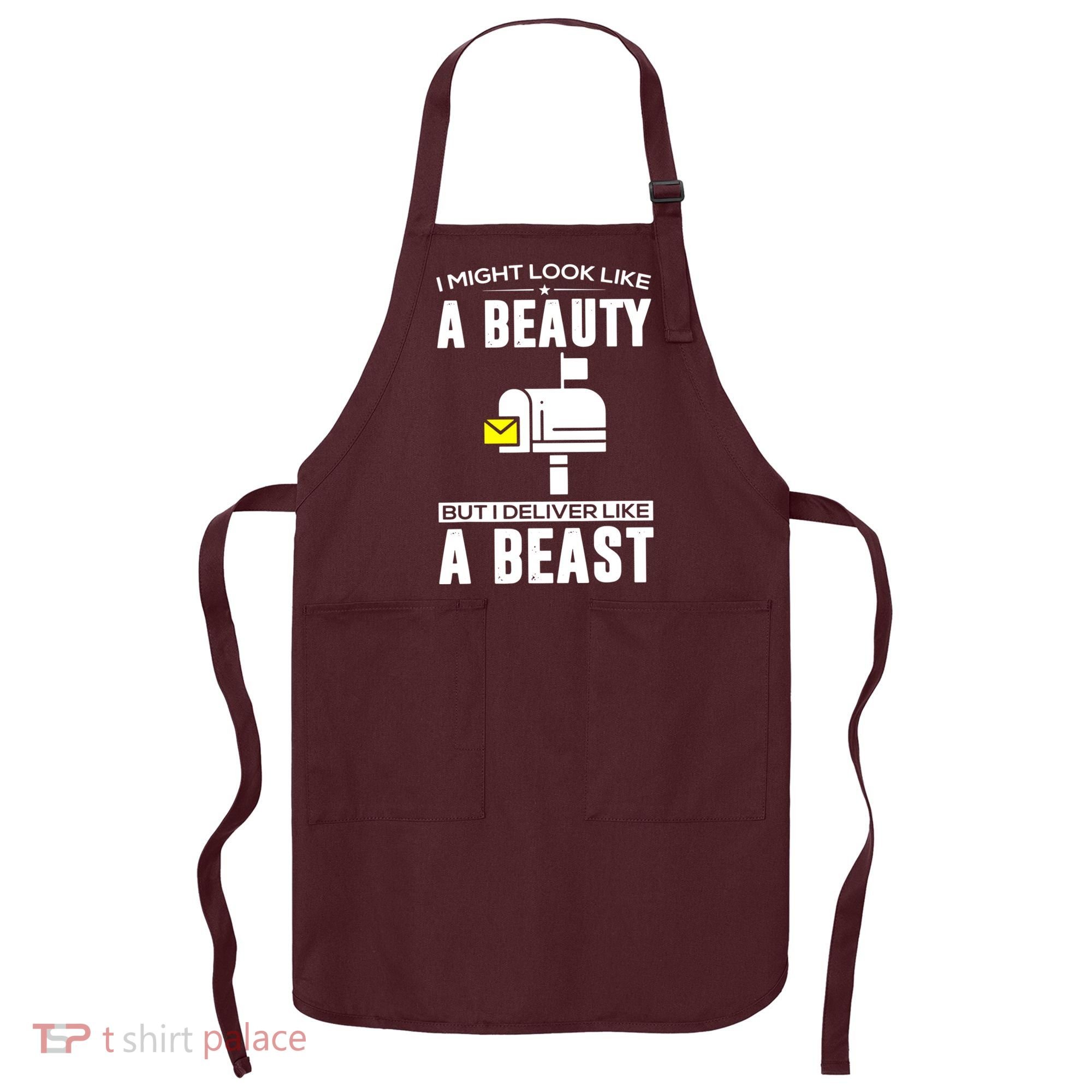Cute Mail Lady Mail Carrier Postal Worker Apron