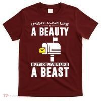 Cute Mail Lady Mail Carrier Postal Worker T-Shirt thumb 0