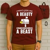 Cute Mail Lady Mail Carrier Postal Worker T-Shirt thumb 6