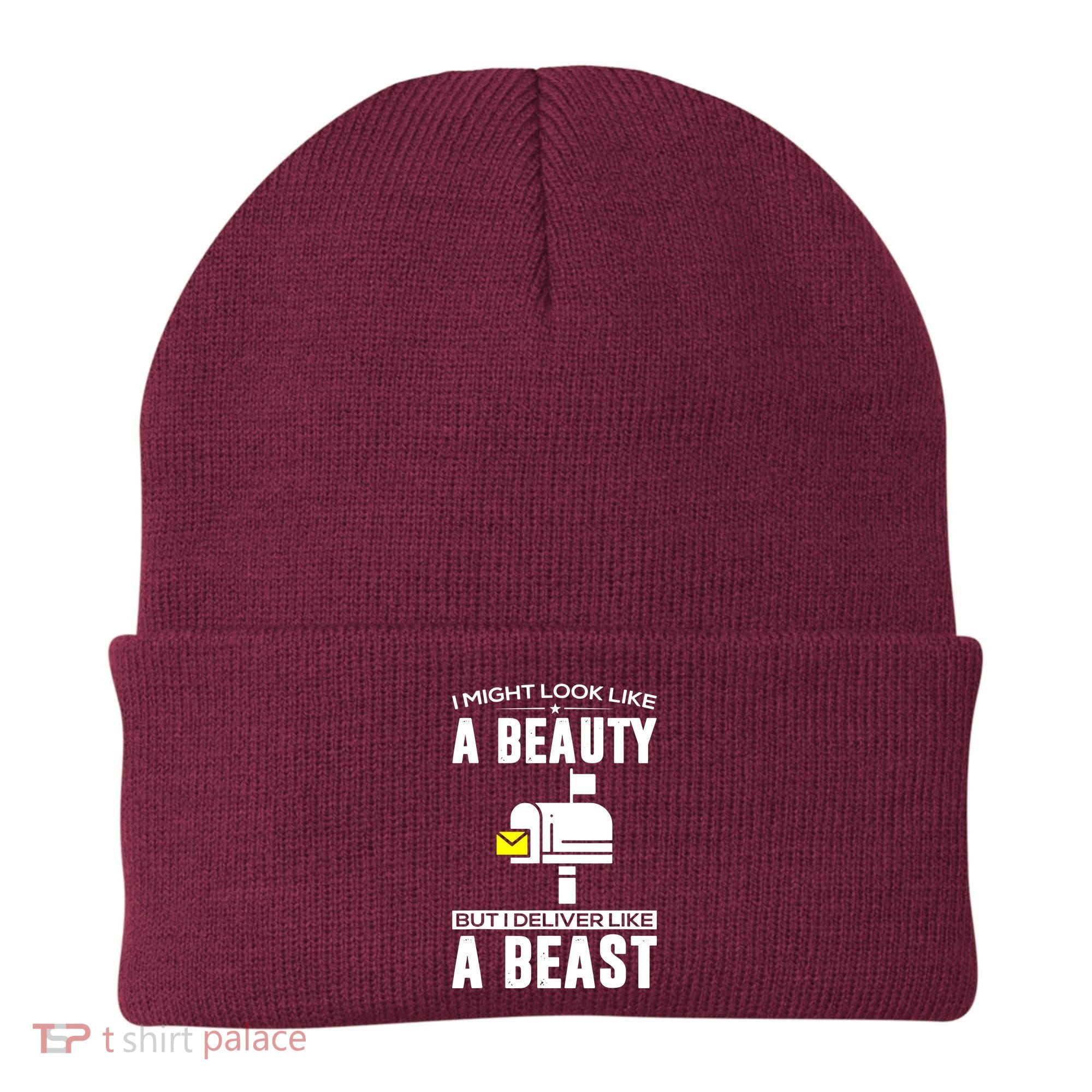 Cute Mail Lady Mail Carrier Postal Worker Beanie