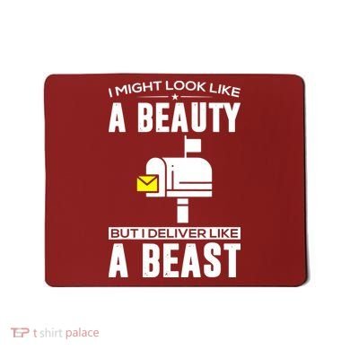 Cute Mail Lady Mail Carrier Postal Worker Mousepad