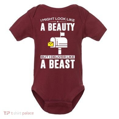 Cute Mail Lady Mail Carrier Postal Worker Baby Bodysuit