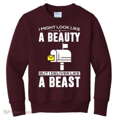Cute Mail Lady Mail Carrier Postal Worker Kids Sweatshirt
