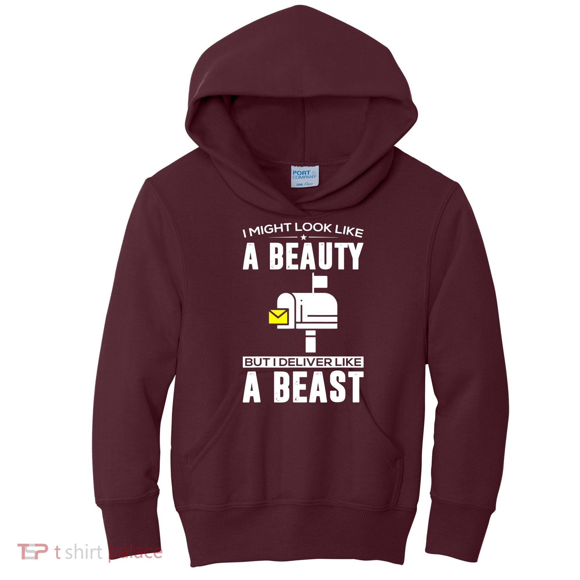 Cute Mail Lady Mail Carrier Postal Worker Kids Hoodie