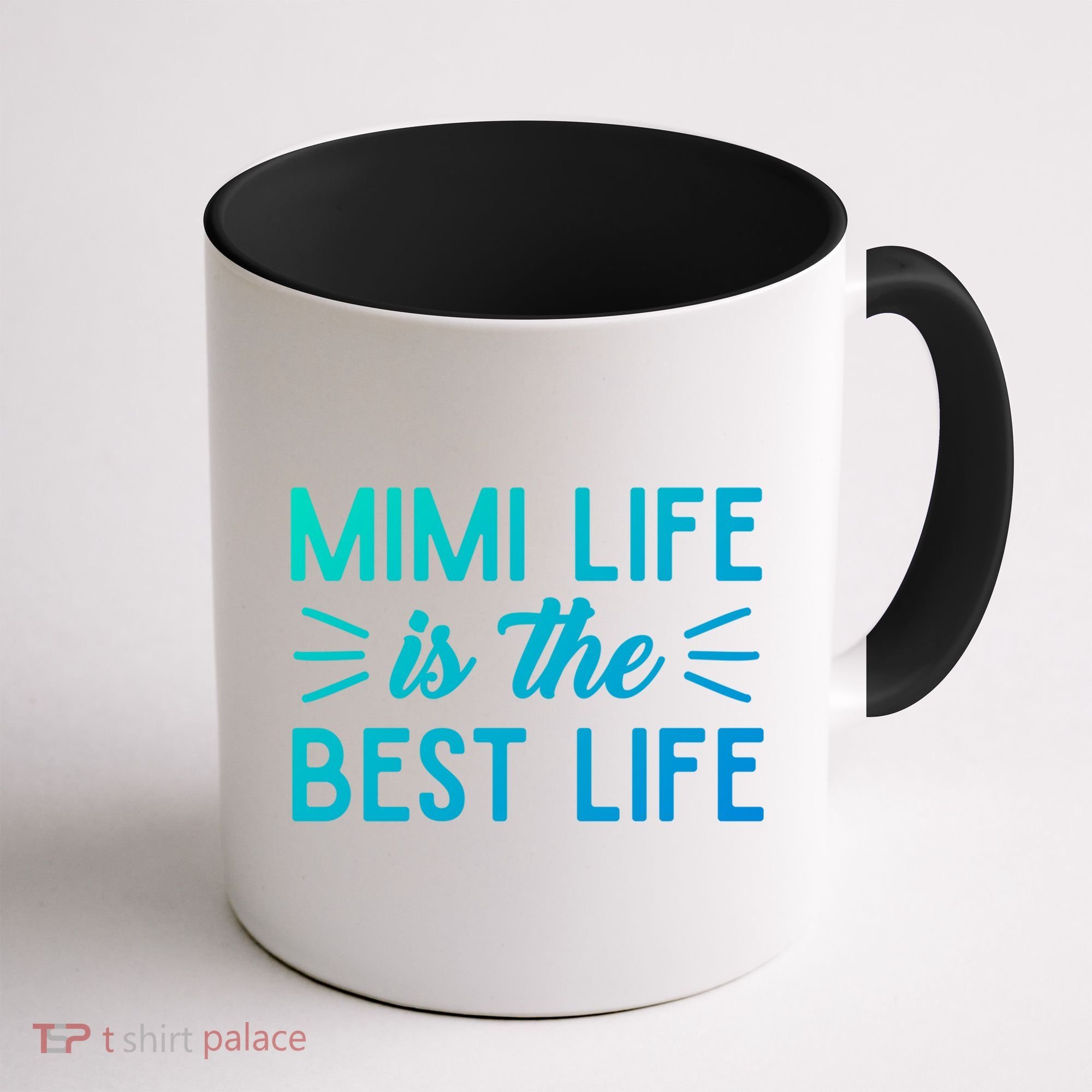 Cute Mimi Life Is The Best Life Letter Graphic Grandma Bless Gift Coffee Mug
