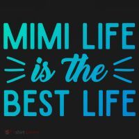 Cute Mimi Life Is The Best Life Letter Graphic Grandma Bless Gift Women's Hoodie thumb 2