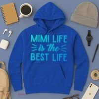 Cute Mimi Life Is The Best Life Letter Graphic Grandma Bless Gift Hoodie thumb 3