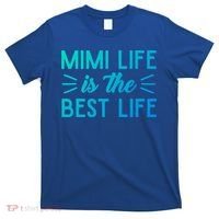 Cute Mimi Life Is The Best Life Letter Graphic Grandma Bless Gift T-Shirt thumb 0