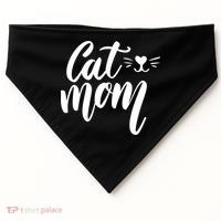 Cat Mom Lover Cute Gift USA-Made Doggie Bandana thumb 0