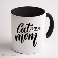 Cat Mom Lover Cute Gift Coffee Mug thumb 1
