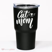 Cat Mom Lover Cute Gift Tumbler thumb 0