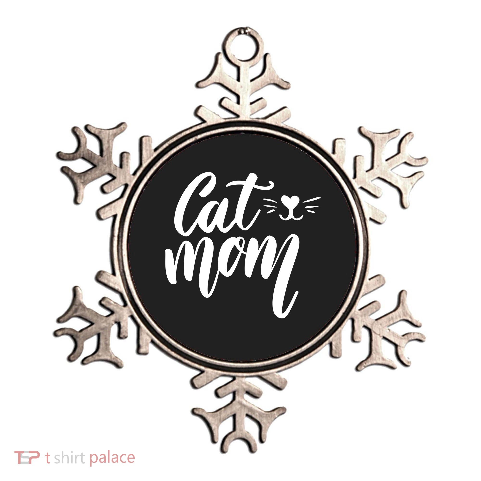 Cat Mom Lover Cute Gift Ornament