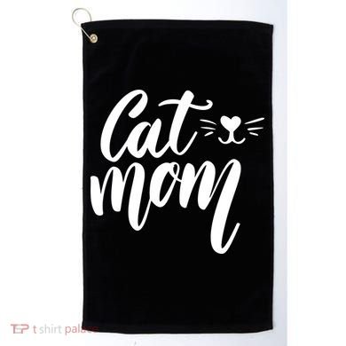 Cat Mom Lover Cute Gift Golf Towel