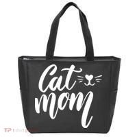 Cat Mom Lover Cute Gift Tote Bag thumb 0