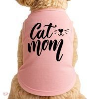 Cat Mom Lover Cute Gift Doggie Tank thumb 0