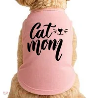 Cat Mom Lover Cute Gift Doggie Tank thumb 0