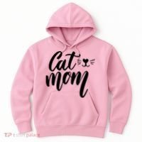 Cat Mom Lover Cute Gift Hoodie thumb 0