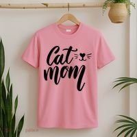 Cat Mom Lover Cute Gift T-Shirt thumb 2