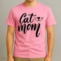 Cat Mom Lover Cute Gift T-Shirt thumb 3