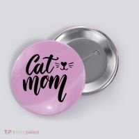 Cat Mom Lover Cute Gift Button thumb 0