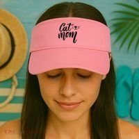Cat Mom Lover Cute Gift Visor thumb 2