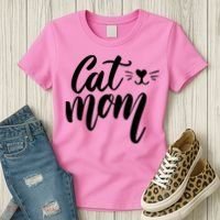 Cat Mom Lover Cute Gift Women's T-Shirt thumb 3