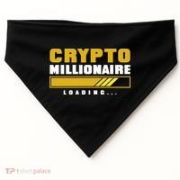 Crypto Millionaire Loading USA-Made Doggie Bandana thumb 0
