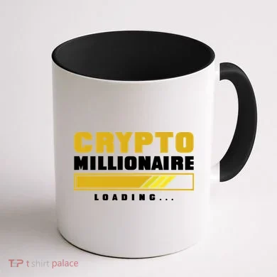 Crypto Millionaire Loading Coffee Mug back