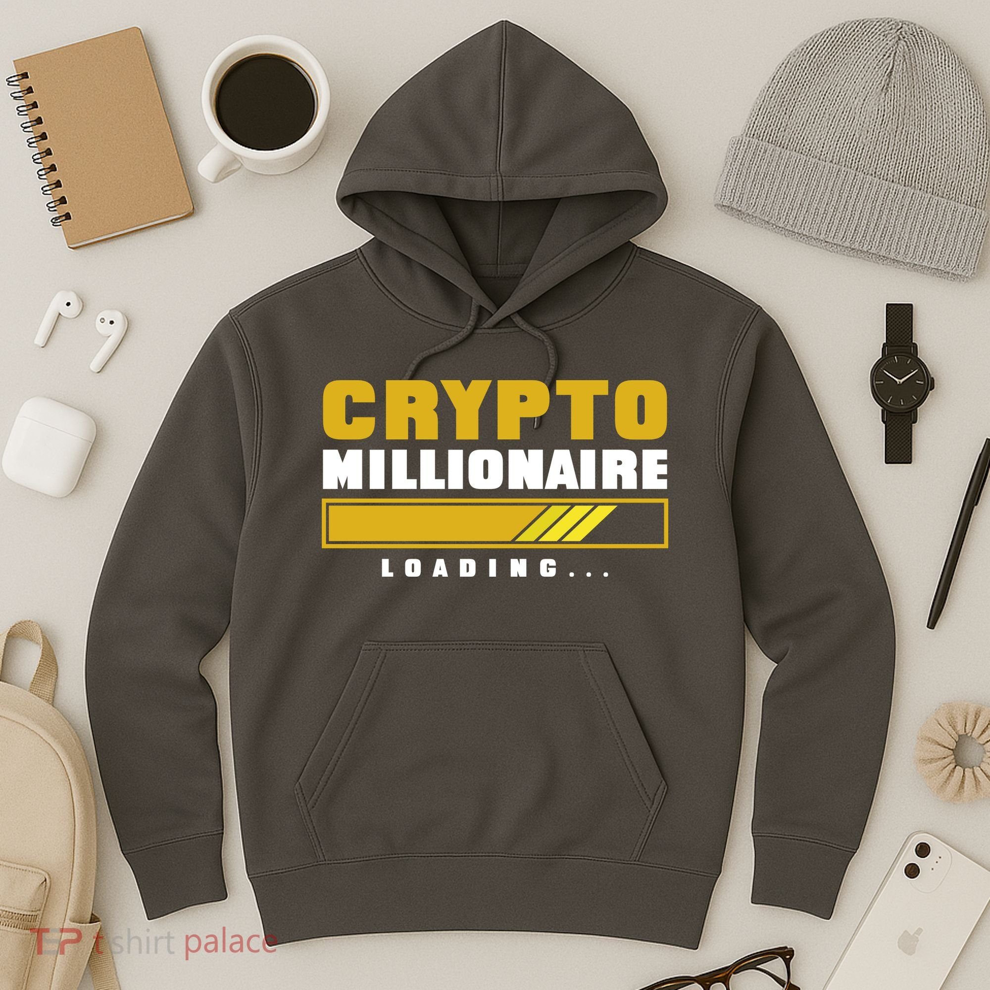 Crypto Millionaire Loading Hoodie