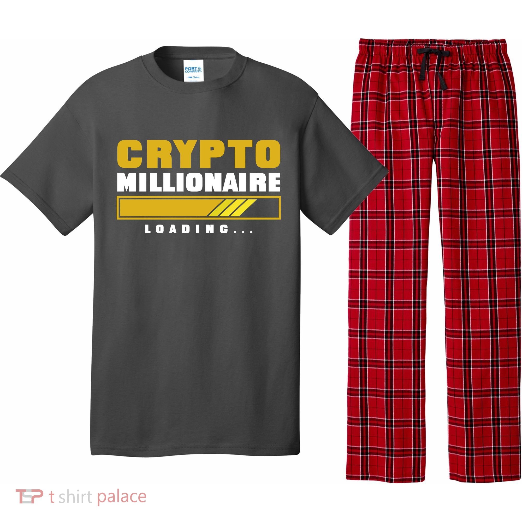 Crypto Millionaire Loading Pajama Set