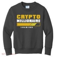 Crypto Millionaire Loading Kids Sweatshirt thumb 0