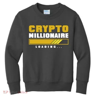 Crypto Millionaire Loading Kids Sweatshirt