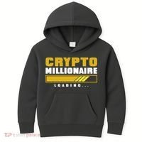 Crypto Millionaire Loading Kids Hoodie thumb 0