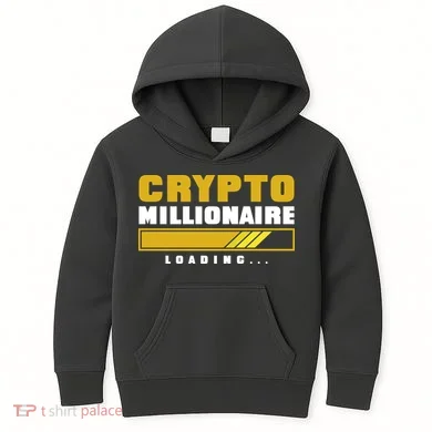 Crypto Millionaire Loading Kids Hoodie