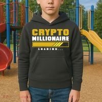 Crypto Millionaire Loading Kids Hoodie thumb 2