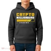 Crypto Millionaire Loading Kids Hoodie thumb 4