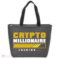 Crypto Millionaire Loading Tote Bag thumb 0