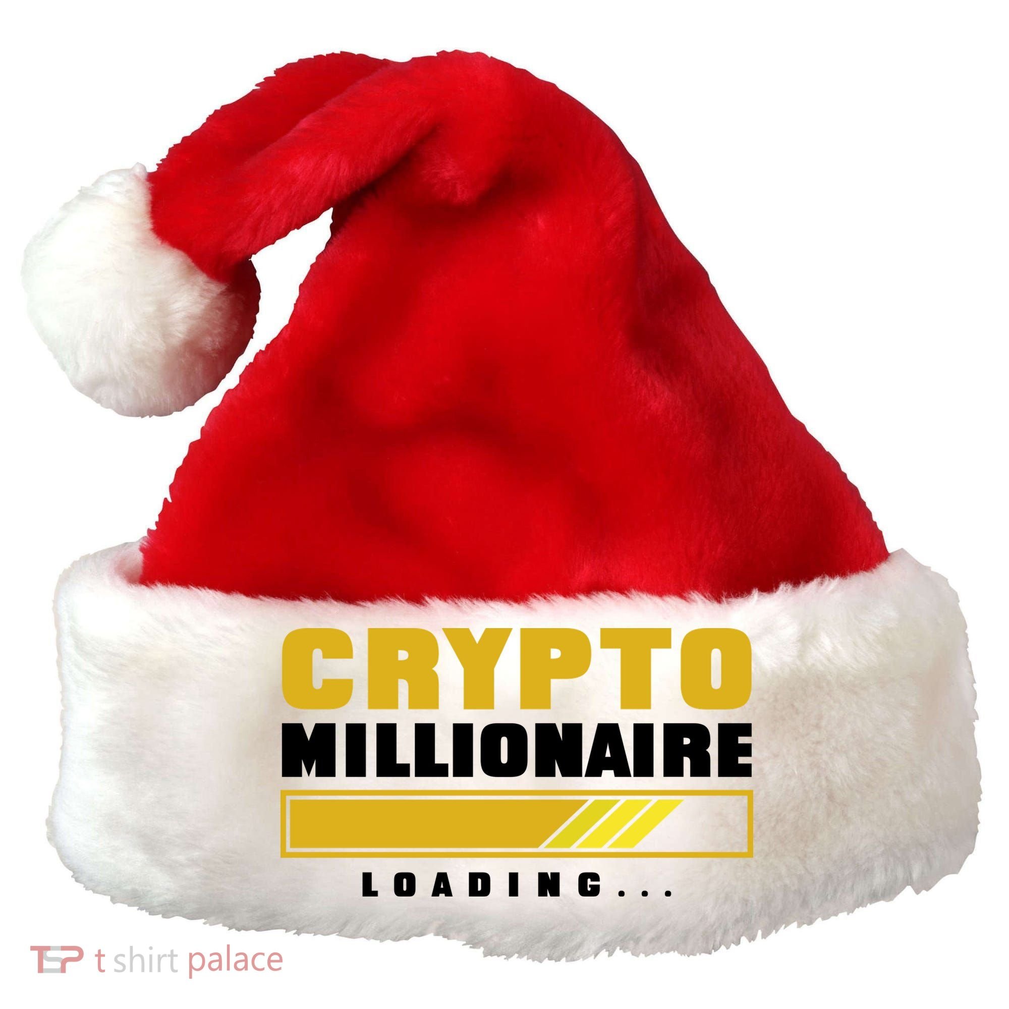 Crypto Millionaire Loading Santa Hat