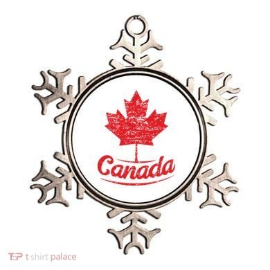 Canada Maple Leaf Proud Vintage Retro Canadian Flag Ornament