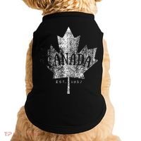 Canada Maple Leaf Canada Est 1867 Vintage Script Doggie Tank thumb 0