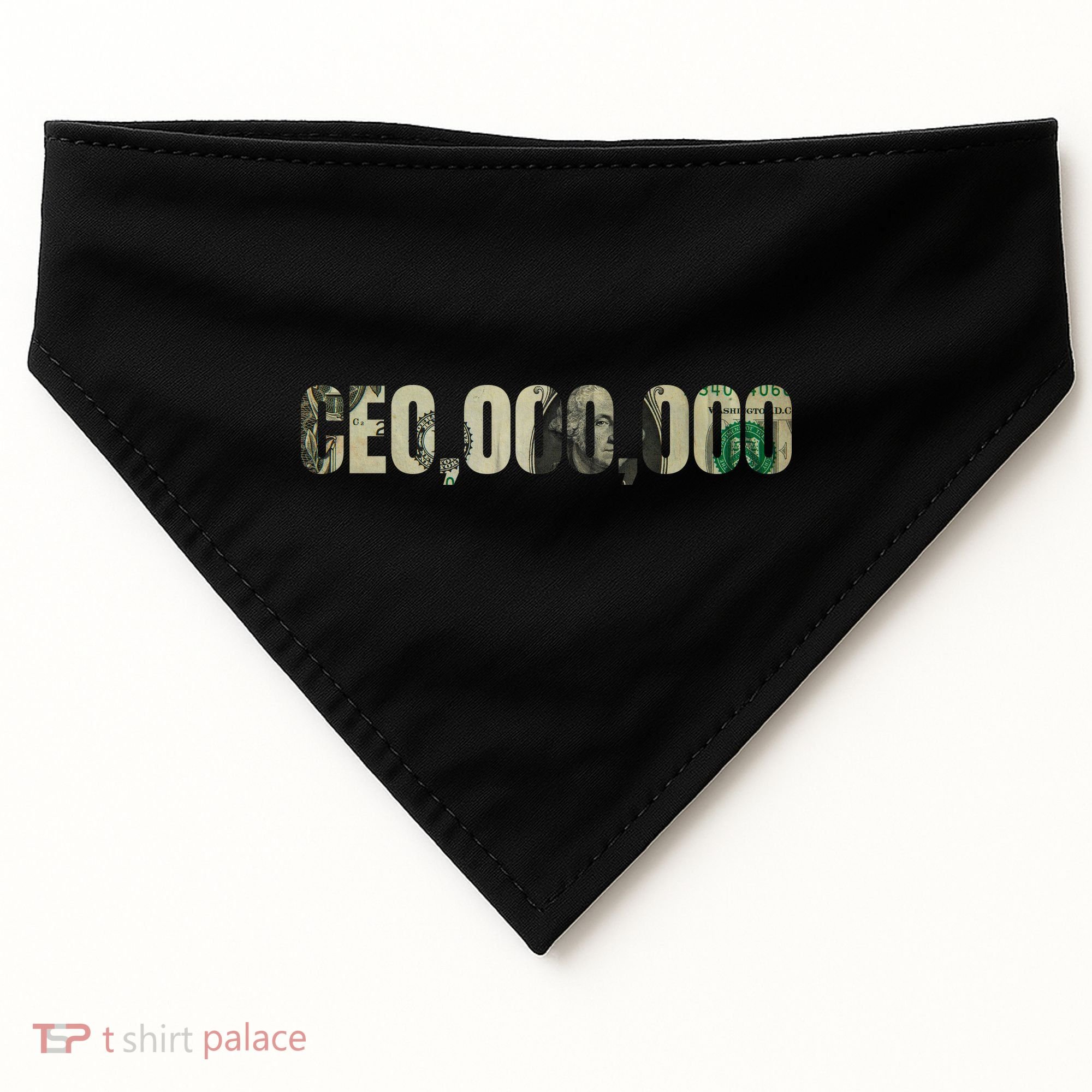 CEO Money Logo USA-Made Doggie Bandana