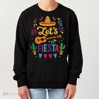 Cinco Mayo Lets Fiesta Girl Mexican Funny Squad Women's Sweatshirt thumb 0