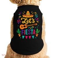 Cinco Mayo Lets Fiesta Girl Mexican Funny Squad Doggie Tank thumb 0