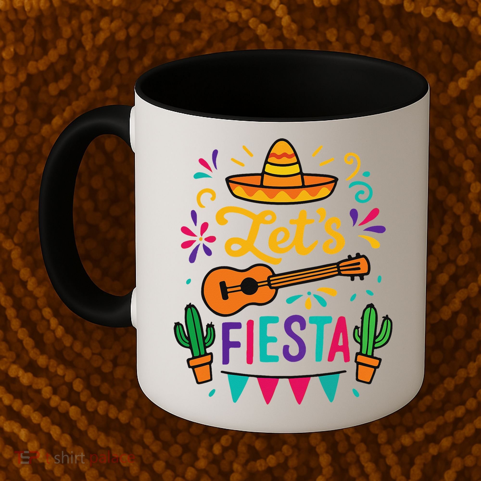 Cinco Mayo Lets Fiesta Girl Mexican Funny Squad Coffee Mug