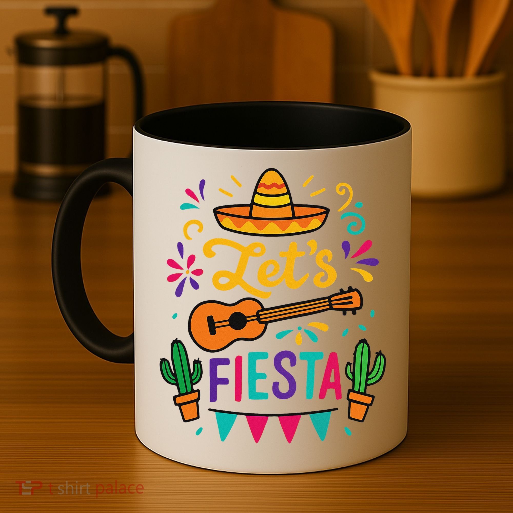 Cinco Mayo Lets Fiesta Girl Mexican Funny Squad Coffee Mug