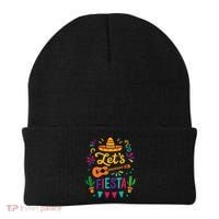 Cinco Mayo Lets Fiesta Girl Mexican Funny Squad Beanie thumb 0