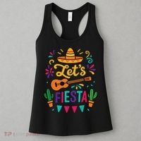 Cinco Mayo Lets Fiesta Girl Mexican Funny Squad Women's Tank Top thumb 3