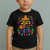 Cinco Mayo Lets Fiesta Girl Mexican Funny Squad Toddler T-Shirt thumb 2