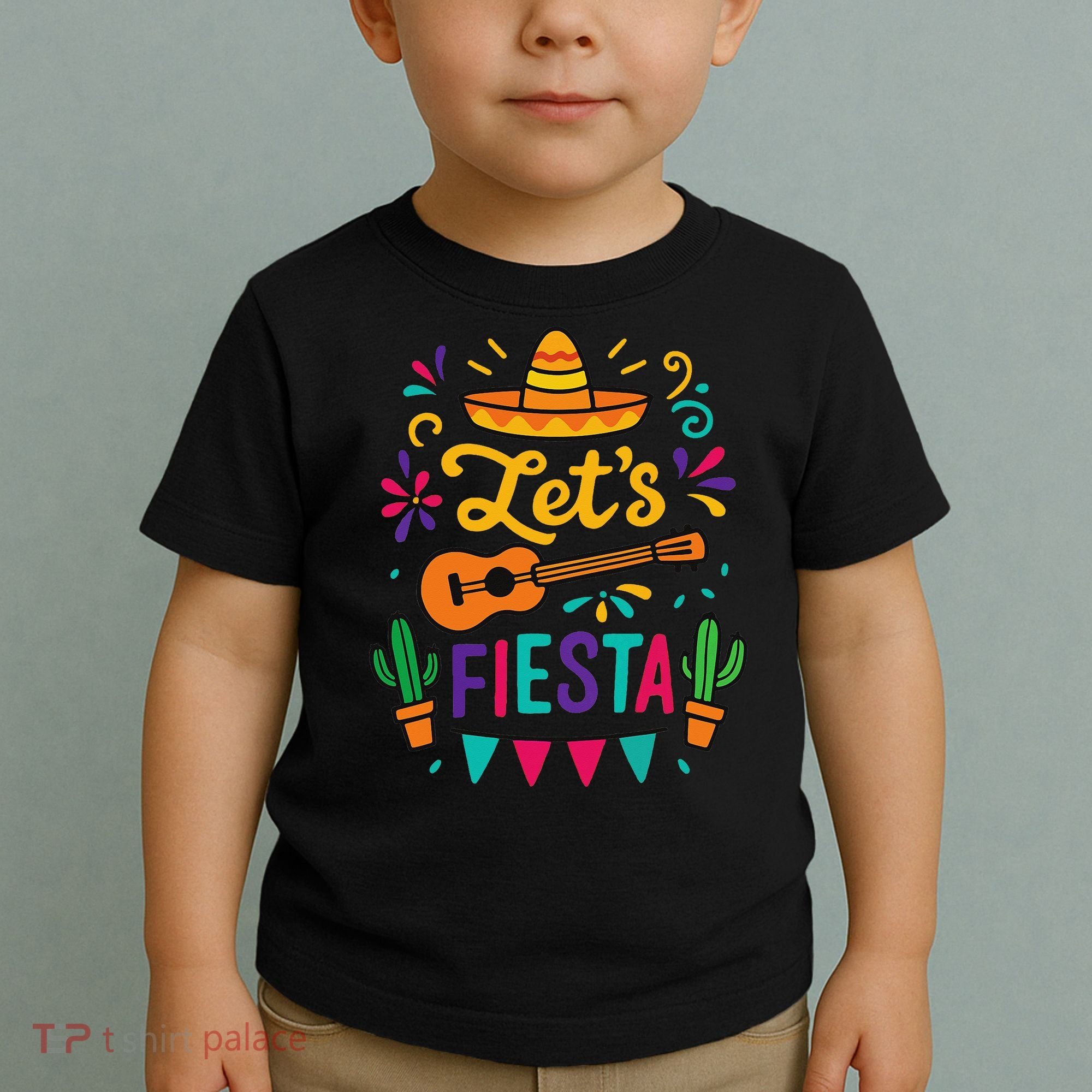 Cinco Mayo Lets Fiesta Girl Mexican Funny Squad Toddler T-Shirt