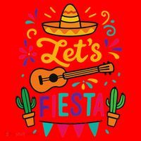 Cinco Mayo Lets Fiesta Girl Mexican Funny Squad Santa Hat thumb 1